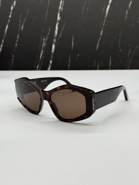 NEW BALENCIAGA BB0302S 002 HAVANA WOMEN SUNGLASSES BALENCIAGA EYEWEAR main image 11